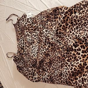 Cheetah dress.